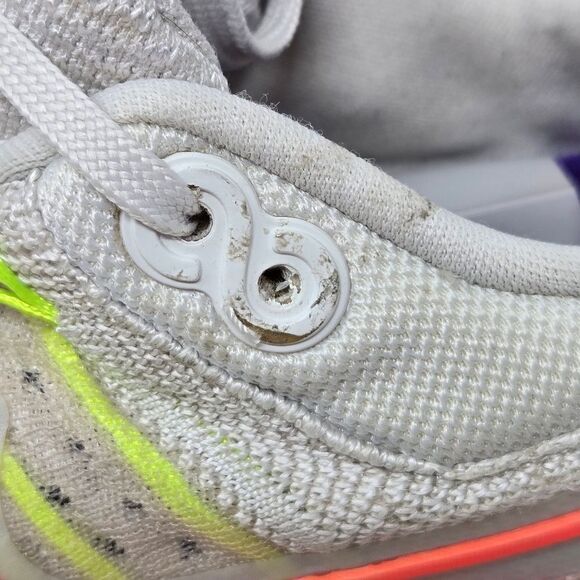 Nike React Infinity 2 Flyknit Women's White and Pink Running Shoes Size 8 - Picture 6 of 11